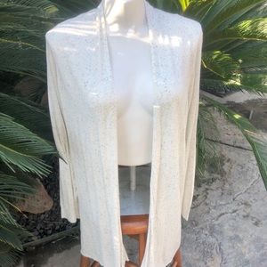 New Avenue Cardigan 26/28 white with dark specs